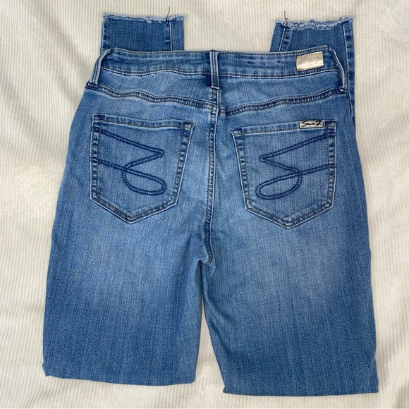 Seven Embroidered Straight leg jeans size 4 - Picture 8 of 9